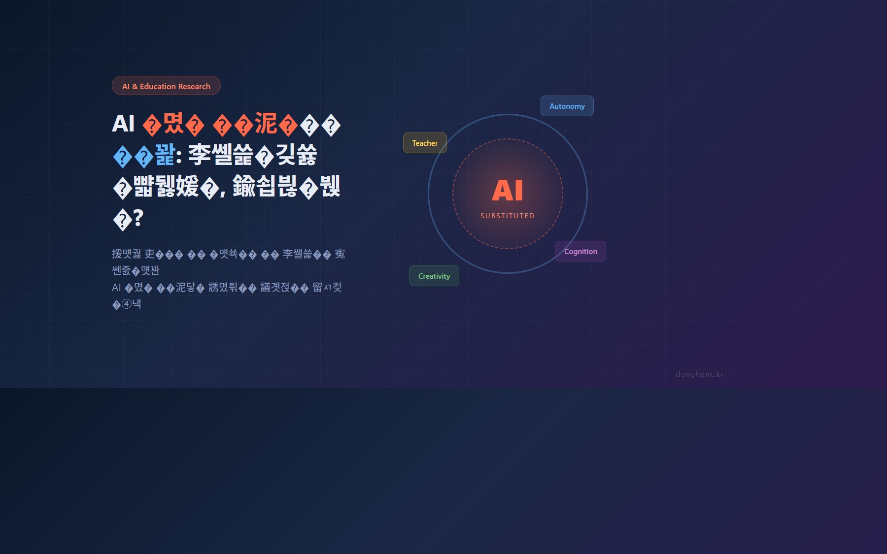 AI 인지 대체의 역설